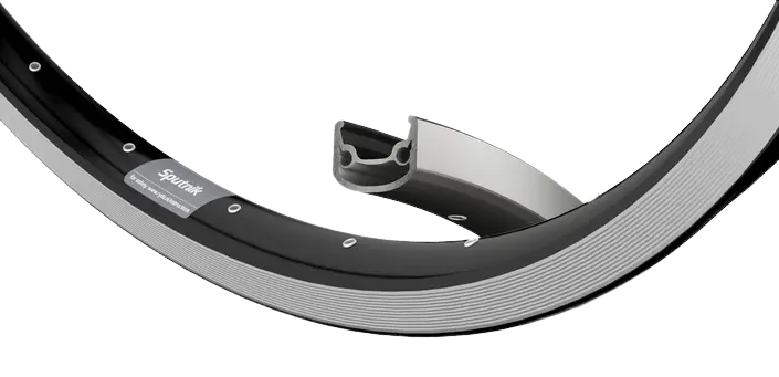 Ryde Rim Sputnik R 28 pouces (622) CNC 36 trous noirs