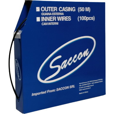 SACCON DX44005C BOX CABLE EXTÉRIEUR DE 4 mm 50 mètres noir