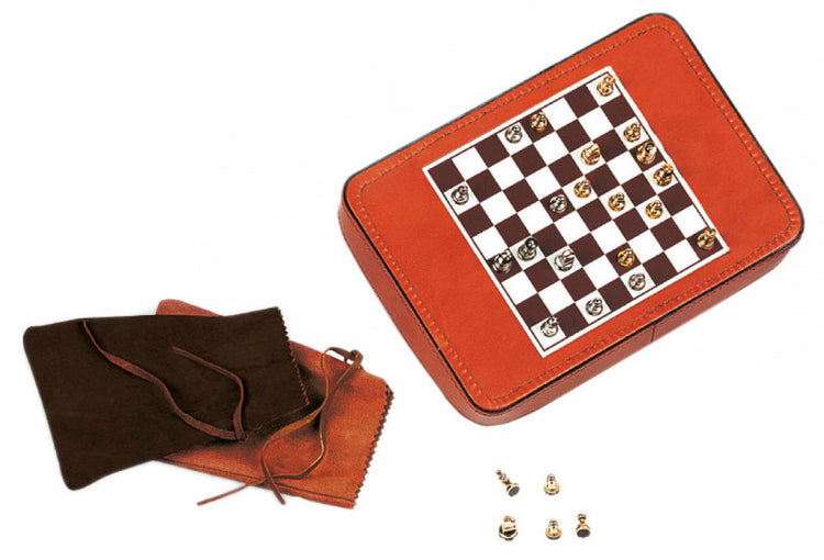 Valley Negro Travel Games Set 28 x 24 cm 5 pièces Brown White