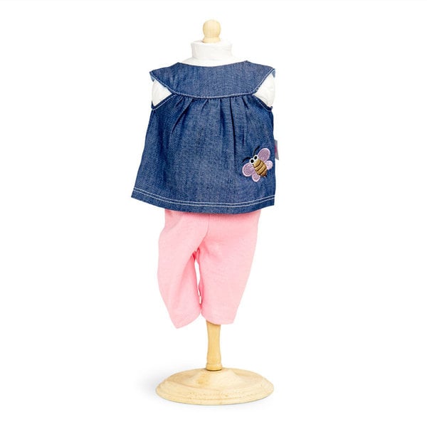 Tunique en jean avec leggings 38-41cm