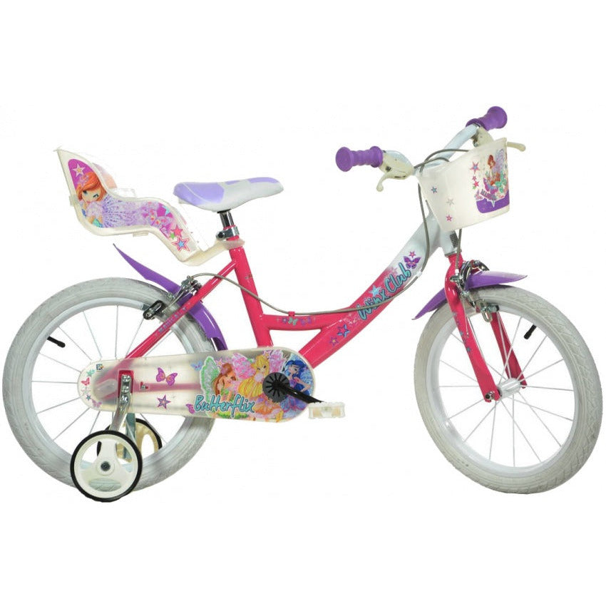 Winx Club 16 pouces 26 cm Fille V-Brakes Rose Violet
