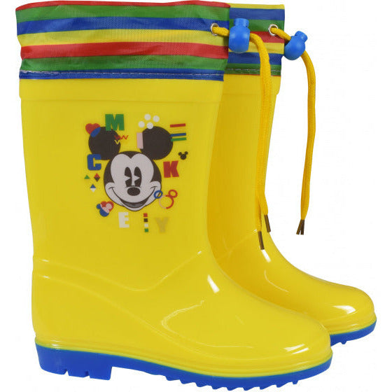 Disney Rain Boots Mickey Mouse Junior PVC jaune taille 28-29