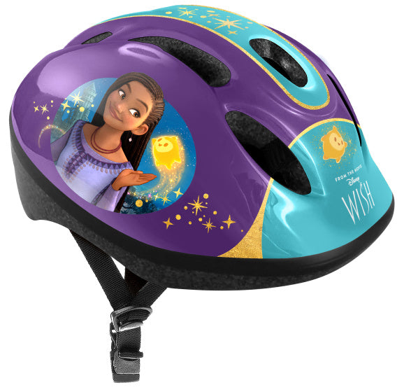 Disney Wish Bicycle Casque Ajustement junior Purple Turquoise Taille de 50-56 cm (s)