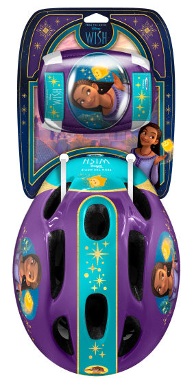 Disney Wish 5 pièces Protection de patinage 50-56 cm Turquoise violette Taille S M