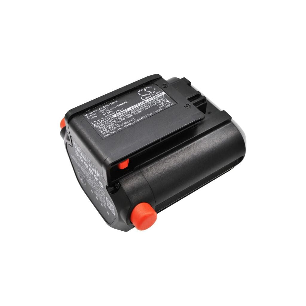 Remplacement des outils de jardin batterie 18V 1500mAh Li-ion