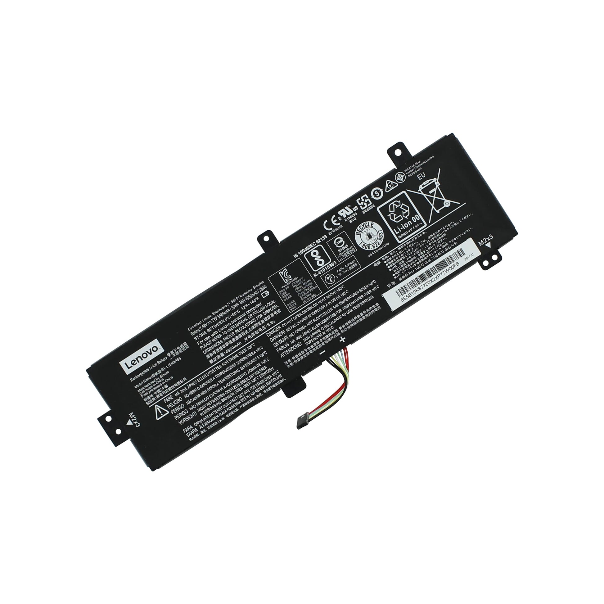 Batterie d'ordinateur portable Lenovo 5000mAh