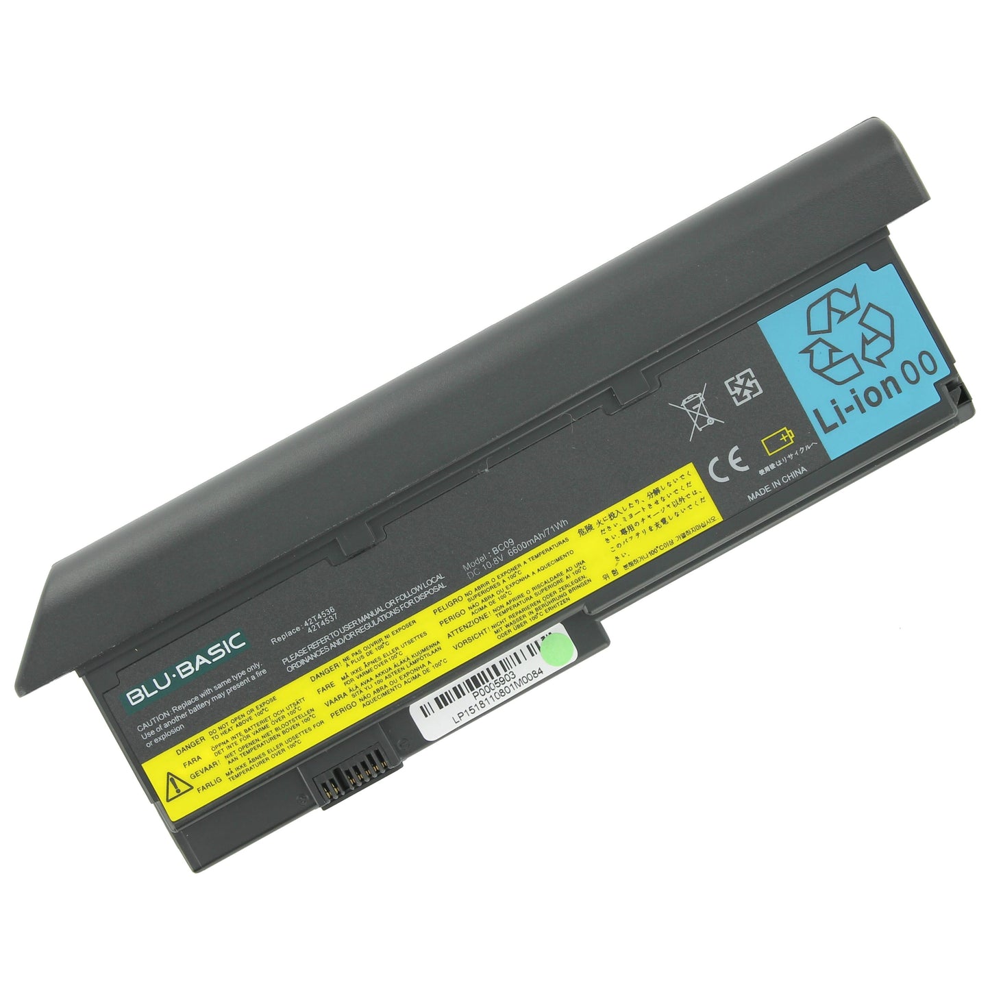 Blu-Basic Liptop Battery étendue 6600mAh