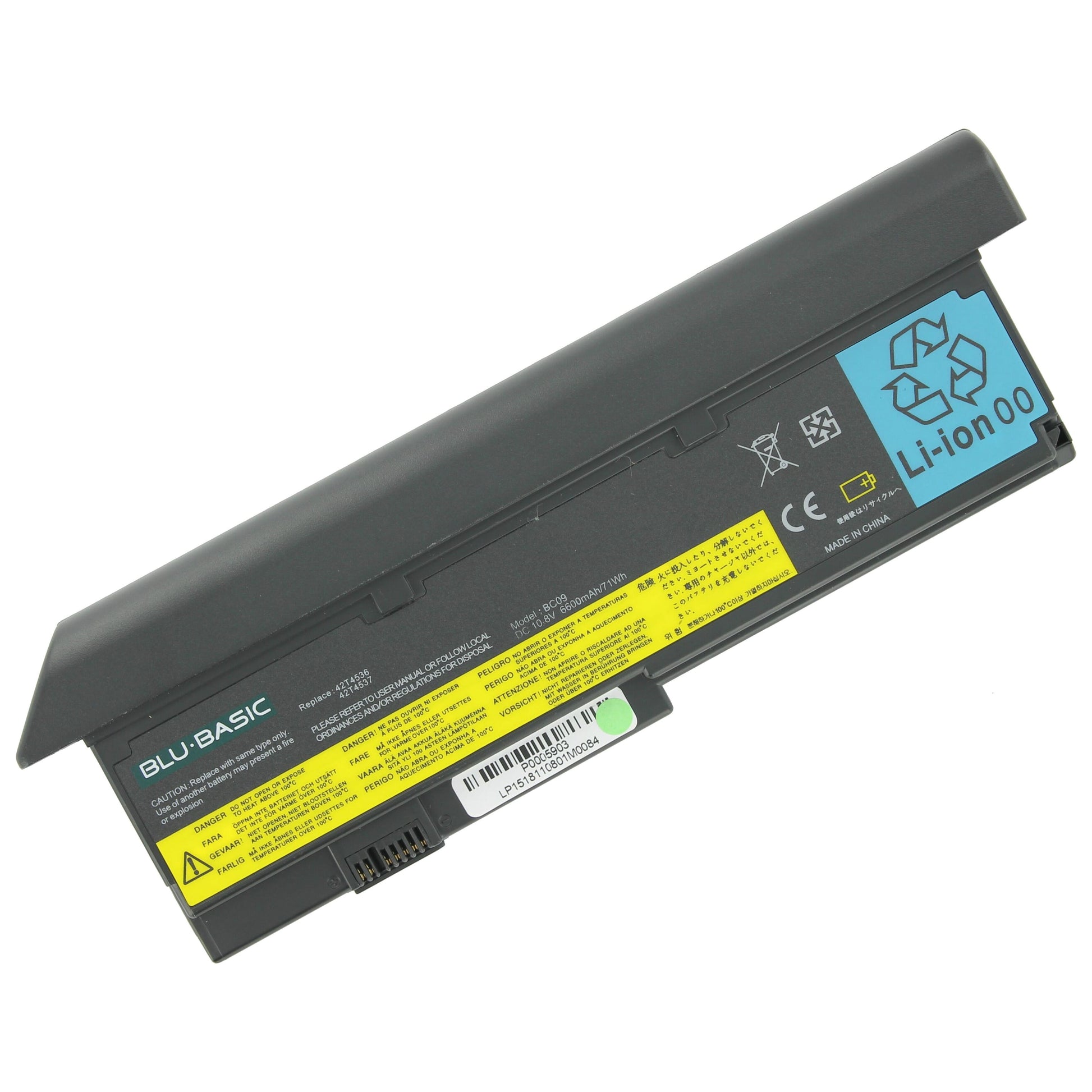 Blu-Basic Liptop Battery étendue 6600mAh