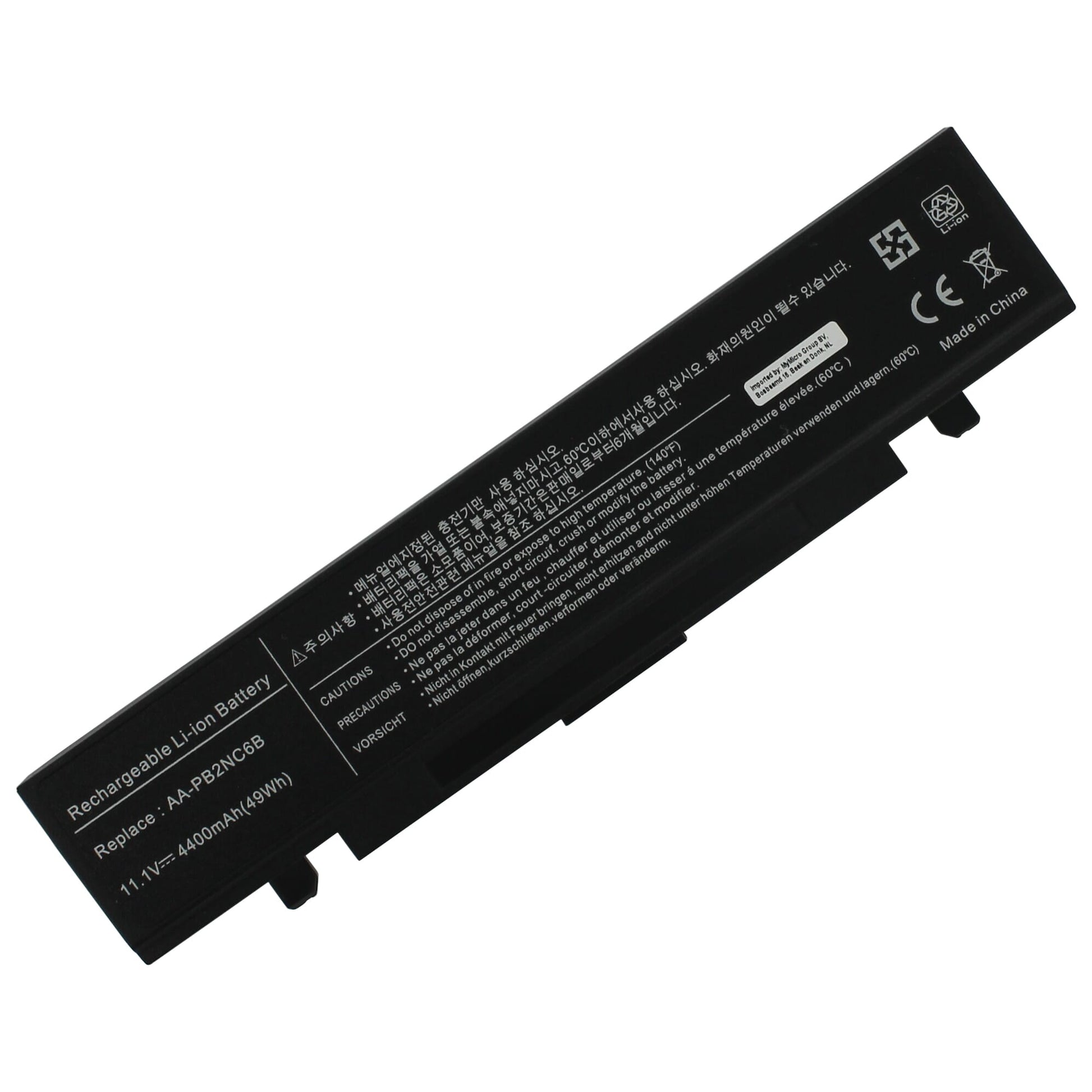 Blu-Basic pour ordinateur portable Batterie 4400mAh
