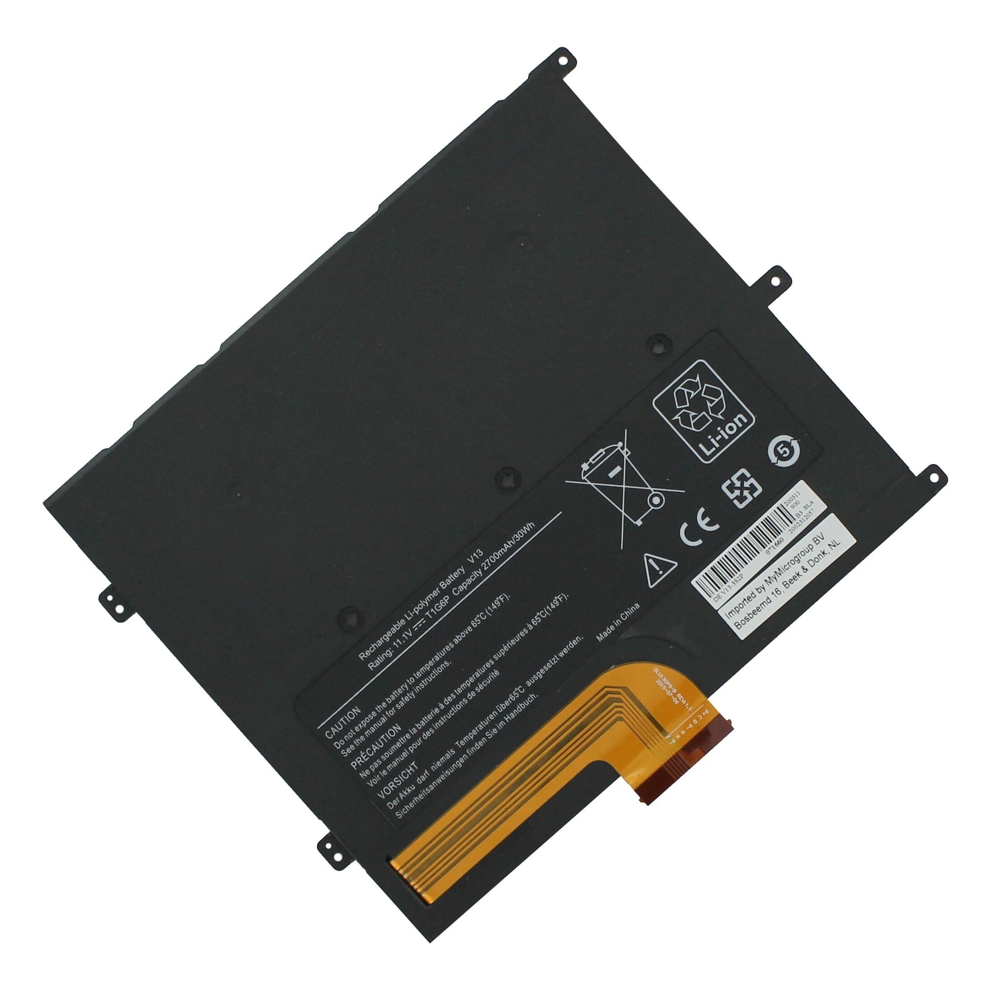 Blu-Basic pour ordinateur portable Batterie 2700mAh