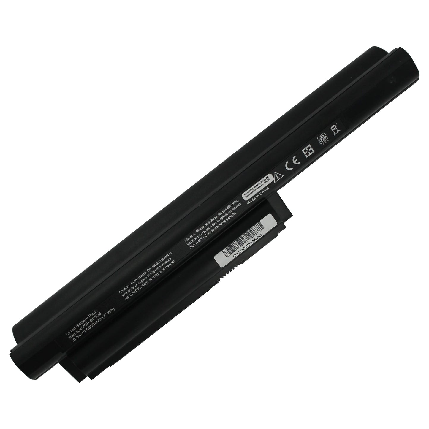 Blu-Basic pour ordinateur portable Batterie 10.8V 6600mAh