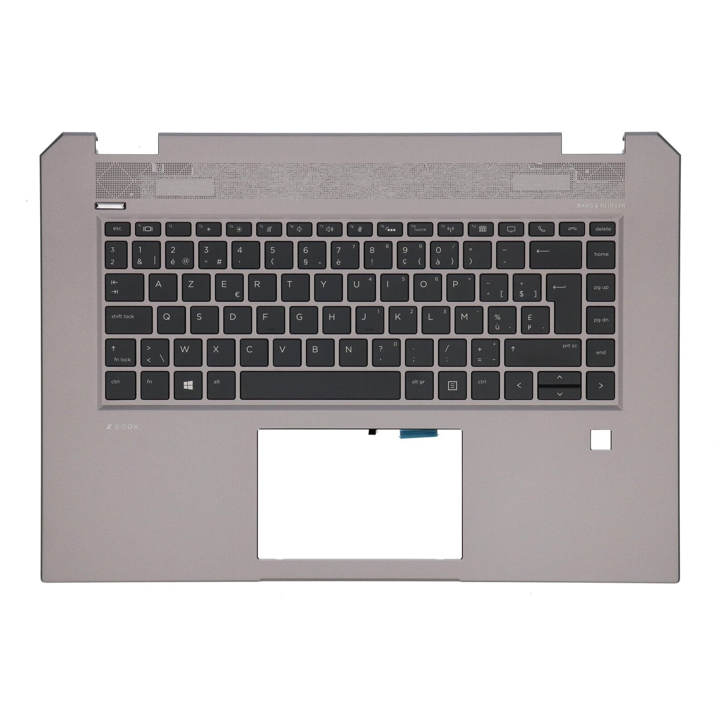 Clavier d'ordinateur portable HP Azerty BE + COUVERTURE TOP, rétro-éclairé