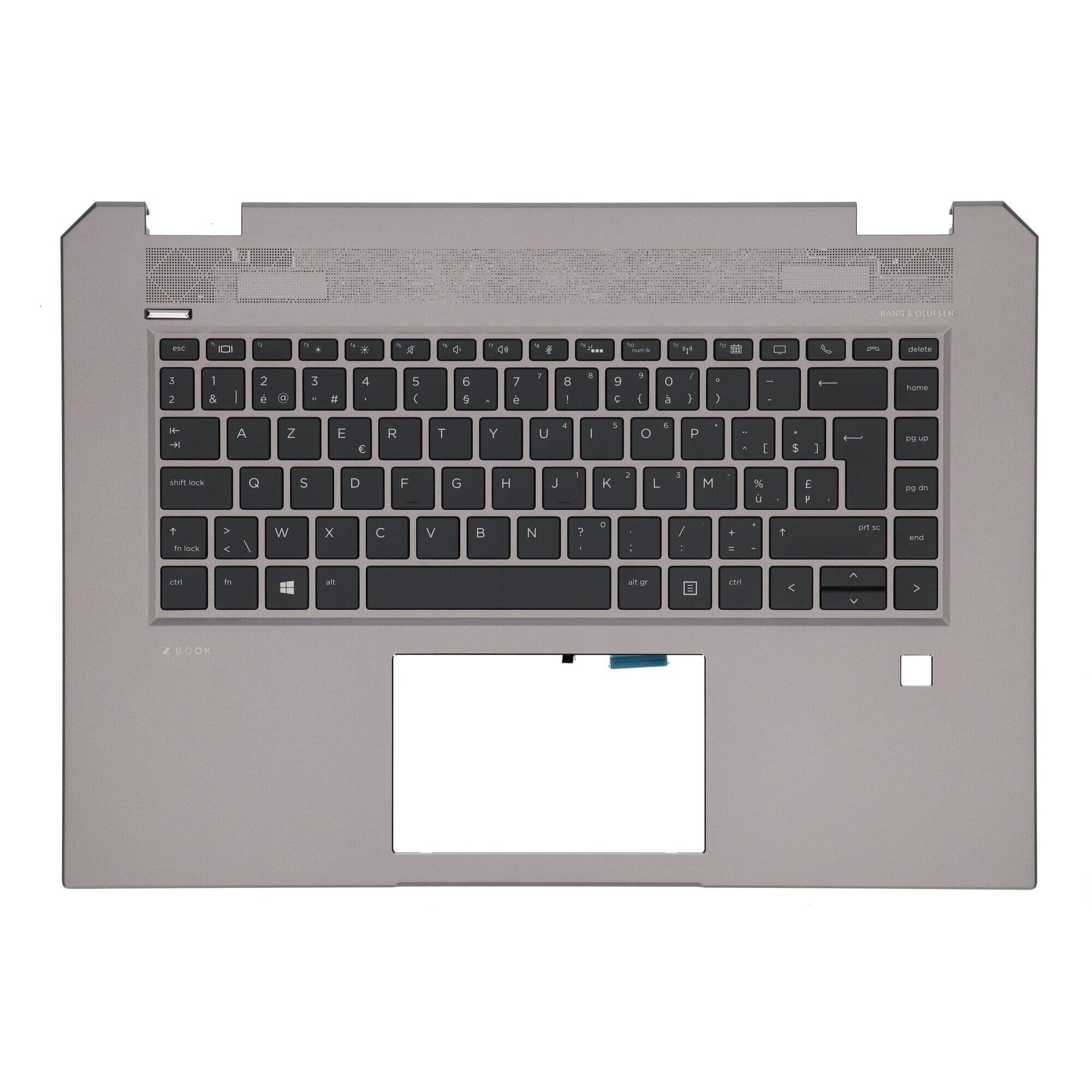 Clavier d'ordinateur portable HP Azerty BE + COUVERTURE TOP, rétro-éclairé