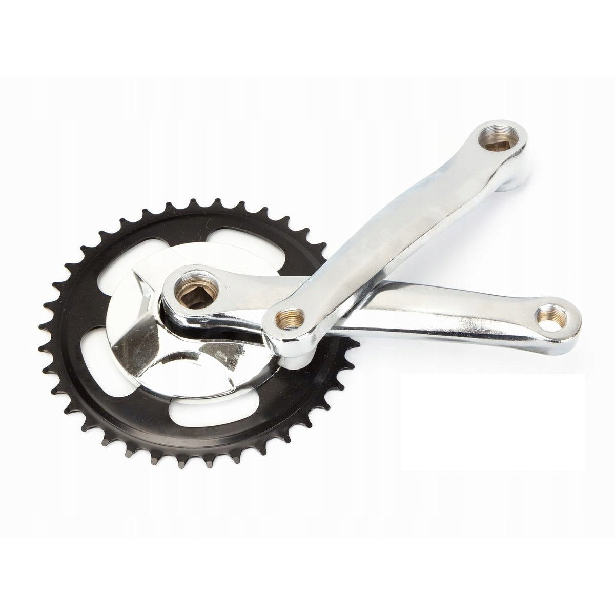 Cyclone pédalier pédalier nexus 38 dents 1 8 + 3 32 disque argenté 92 mm