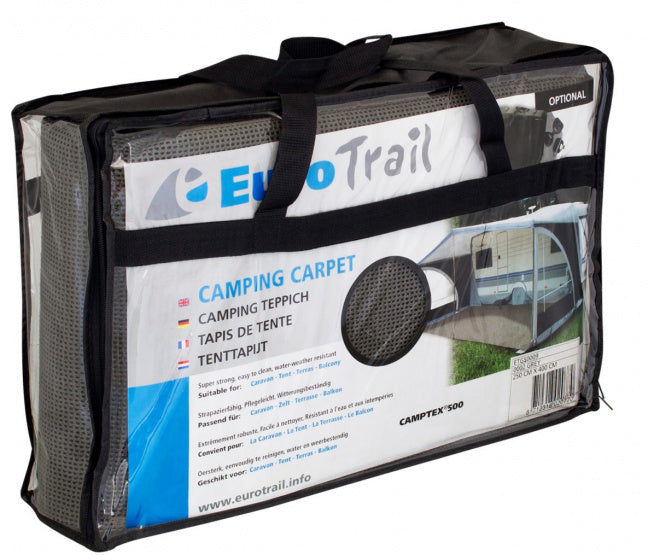 Tent de tente Eurotrail Camptex 350 x 500 cm PVC Nylon Bleu