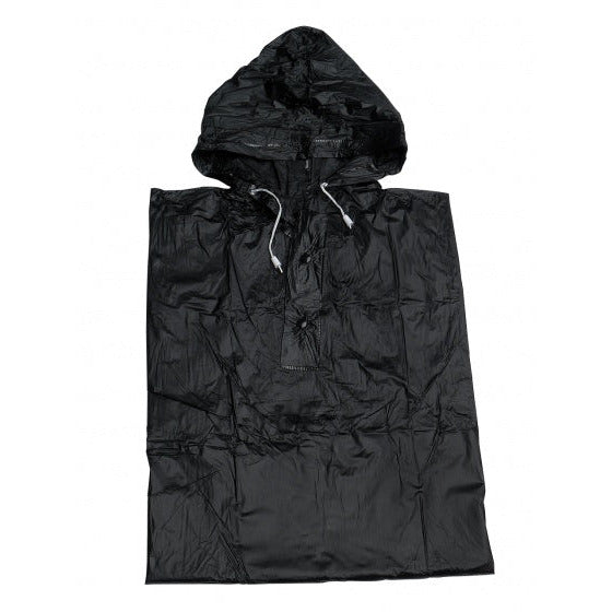 Falconetti Rain Poncho une taille unisexe noir