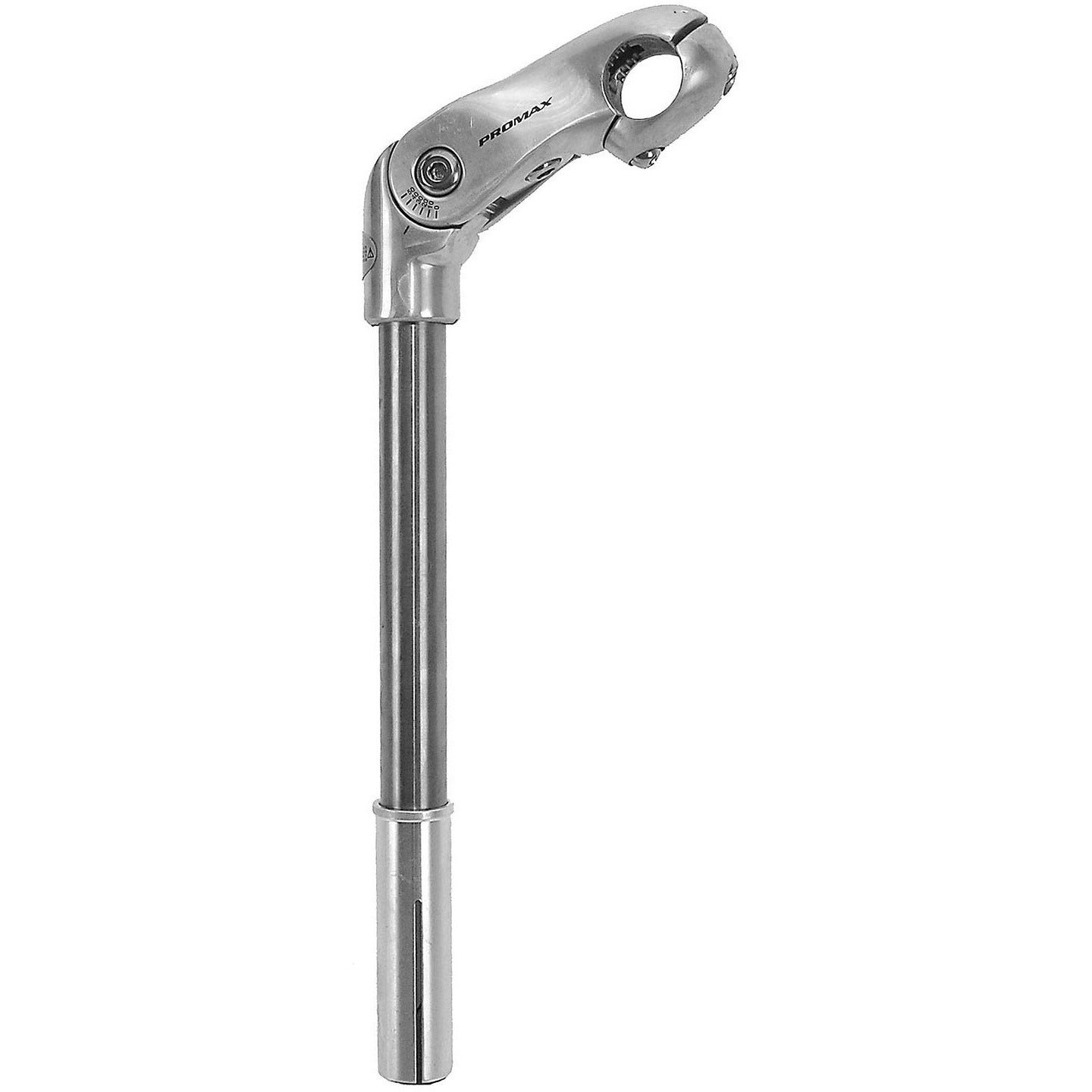 Potence Promax réglable 300mm 22.2 25.4 + adaptateur argent