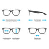 Lunettes de soleil 78108 hommes Cat rectangulaire.3 Green vert