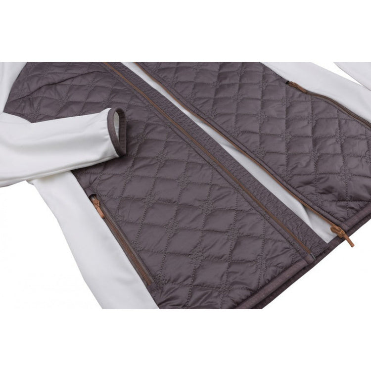 Hannah Outdoorvest Elsa Ladies Polyester White Grey Taille 44