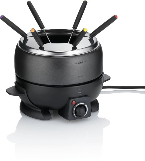 Kela Simplon Electric Fondue Set 6 personnes 1,7 L noir