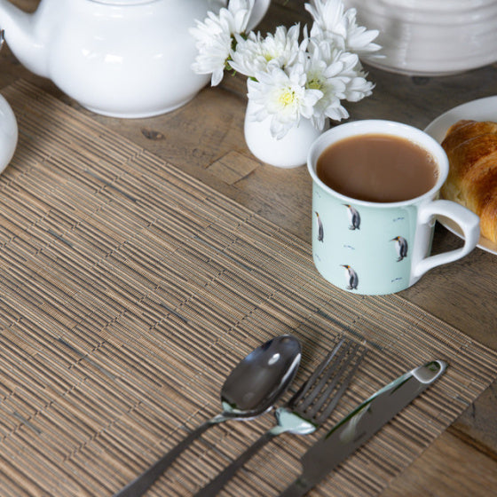 Kitchenccraft Placemat mélange 30 x 45 cm en PVC Polyester beige