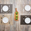 Kitchenraft Placemat Metallic 30 x 45 cm PVC Gold Anthracite