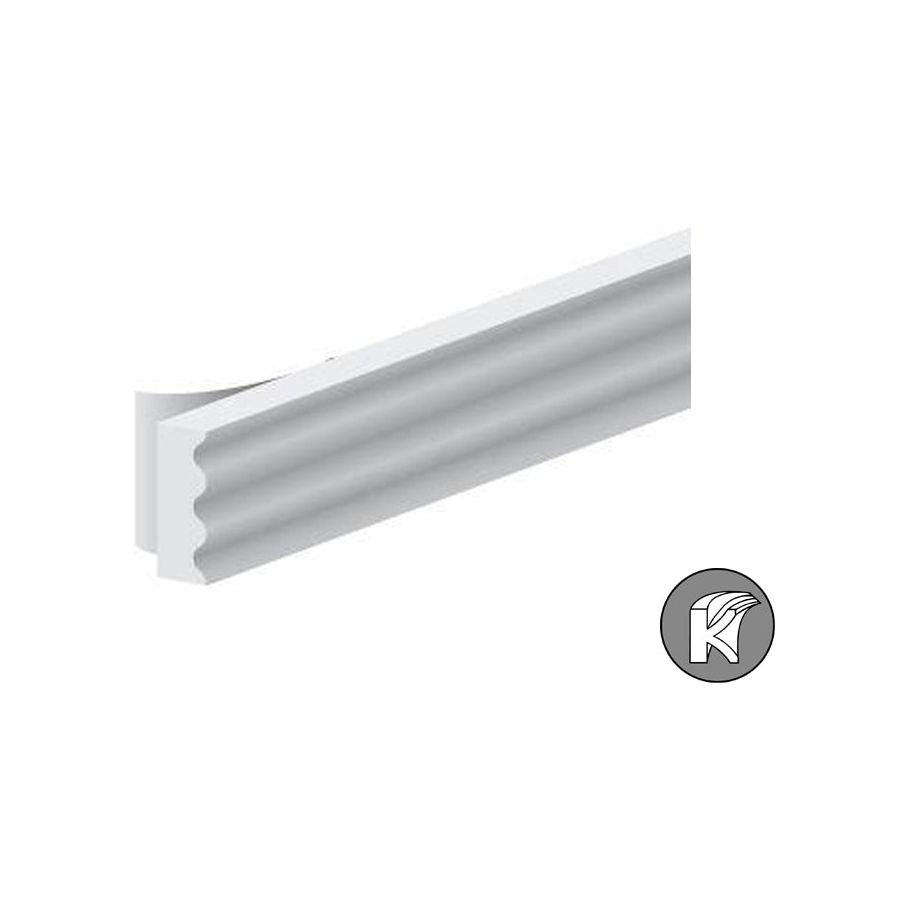 Ellen Draft Band K-Profile White 9x3mm 7.5m