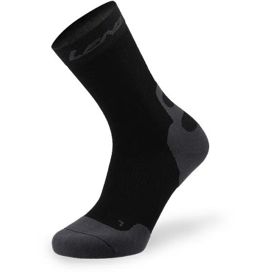 Lenz Socks Compression 7.0 Mid Merino Laine noire taille 39-41