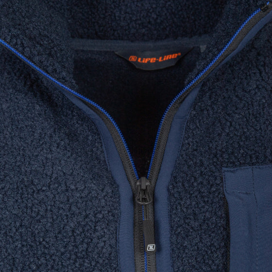 Line line artic sherpa tleece jack men blue taille xl
