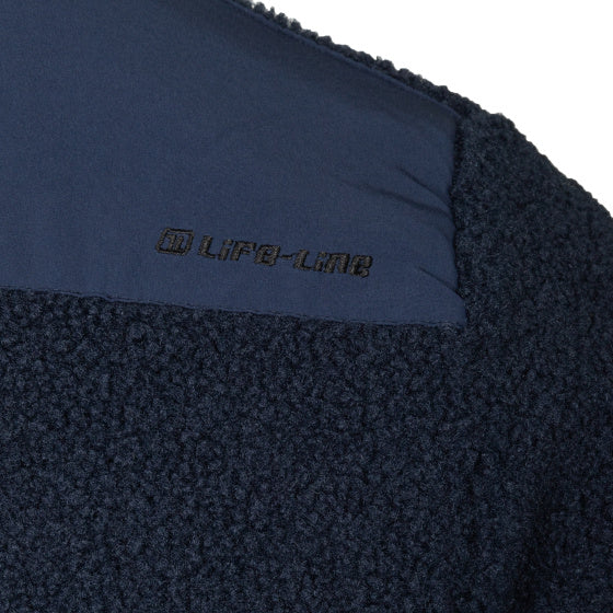 Line line artic sherpa tleece jack men blue taille xl