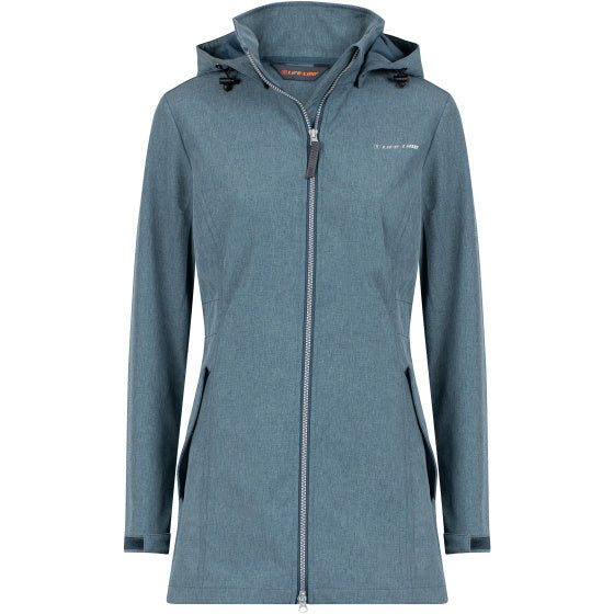 Ligne de vie Harper Softshell Parka Ladies Blue Grey Taille 40