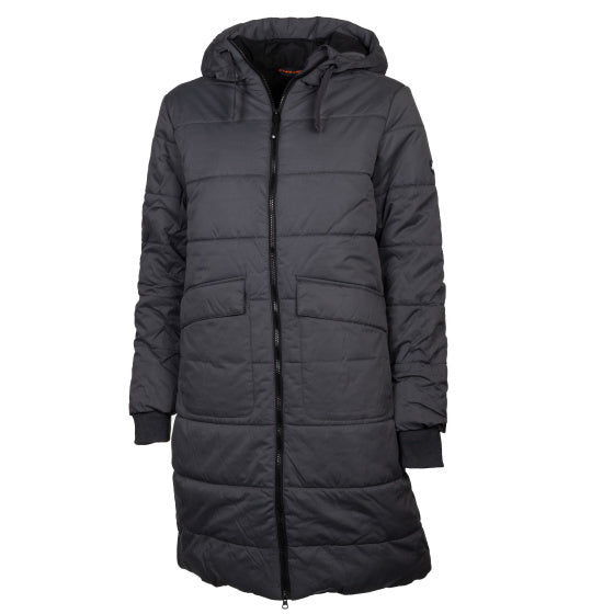 Ligne de durée de vie Howitt Fake Down Parka Ladies Grey Taille 4xl
