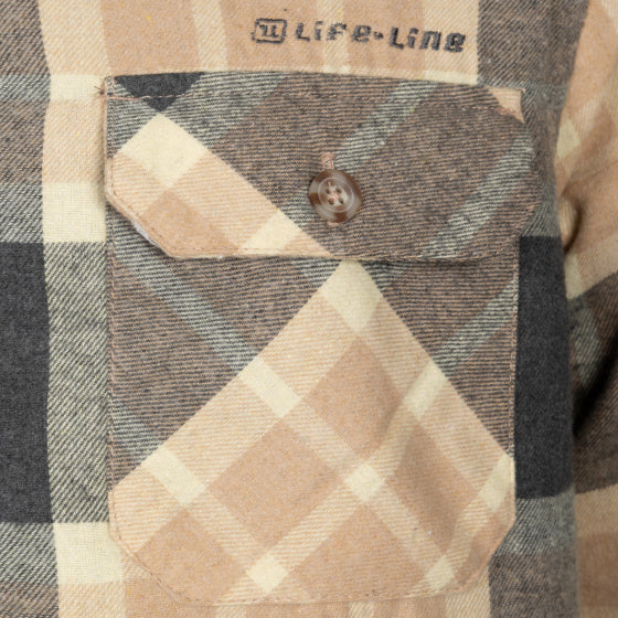 Ligne de vie Jervis Shird Flannel Men Betyle Taille xl