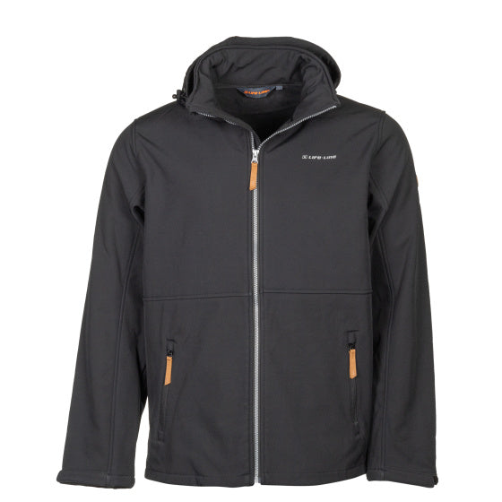 Line line kasper softshell veste hommes noirs taille l