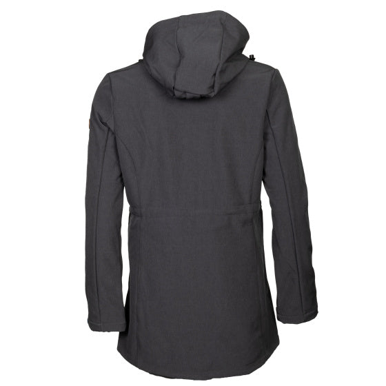 Ligne de vie Kya Softshell Parka Ladies Gris foncé Taille 4xl