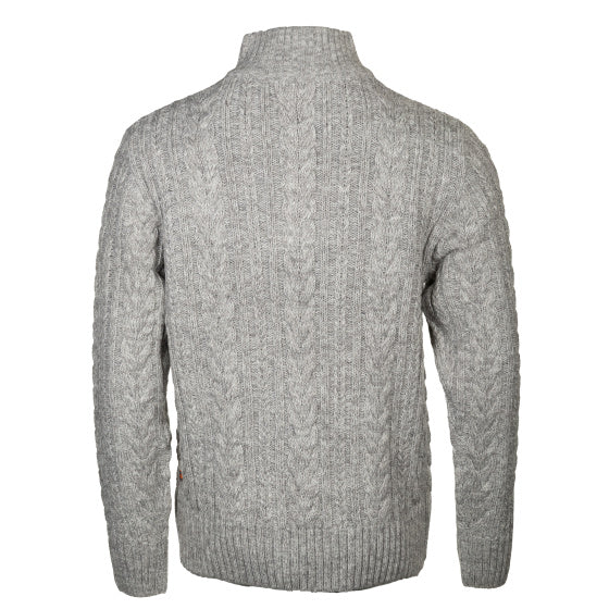 Ligne de vie marcel pull en tricot à moitié zip hommes