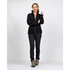Ligne de vie wendy fleecevevest dames noires taille s