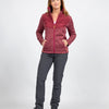 Ligne de vie willemijn fleeceventest dames bordeaux taille m