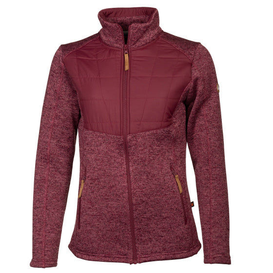 Ligne de vie willemijn fleeceventest dames bordeaux taille m