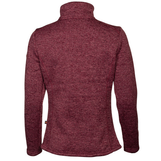 Ligne de vie Willemijn Fleecevest Ladies Bordeaux Taille L