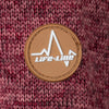 Ligne de vie willemijn fleecevest dames bordeaux taille 4xl