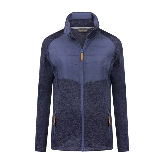Ligne de vie willemijn fleecevente ladies bleu foncé taille s