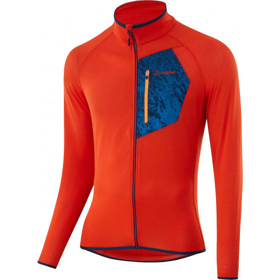 Löffler Outdoorvest Men's Polyester Orange Blue Taille 46