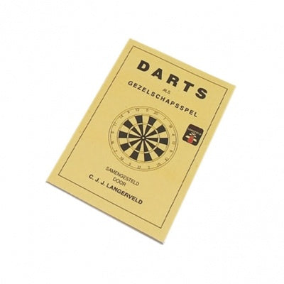 Longfield Games Board pour Darts with Speel Rule Booklet 45x 30 cm