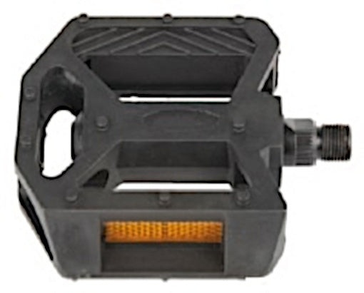 M-wave plate-forme pédale plastique 1 2 pouces noir par ensemble