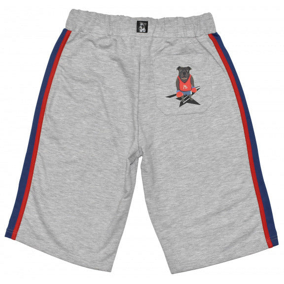 Max Buddies Short Vito Boys Poly Cotton Grey Taille 152