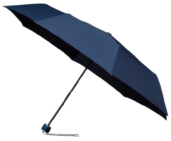 Parapluie pliable minimax avec ouverture à la main Ø 100 cm bleu