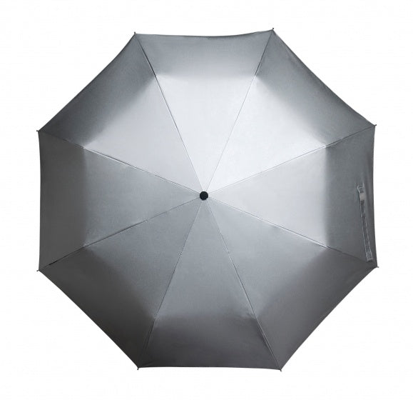 Parapluie pliable minimax avec ouverture à la main Ø 100 cm d'argent