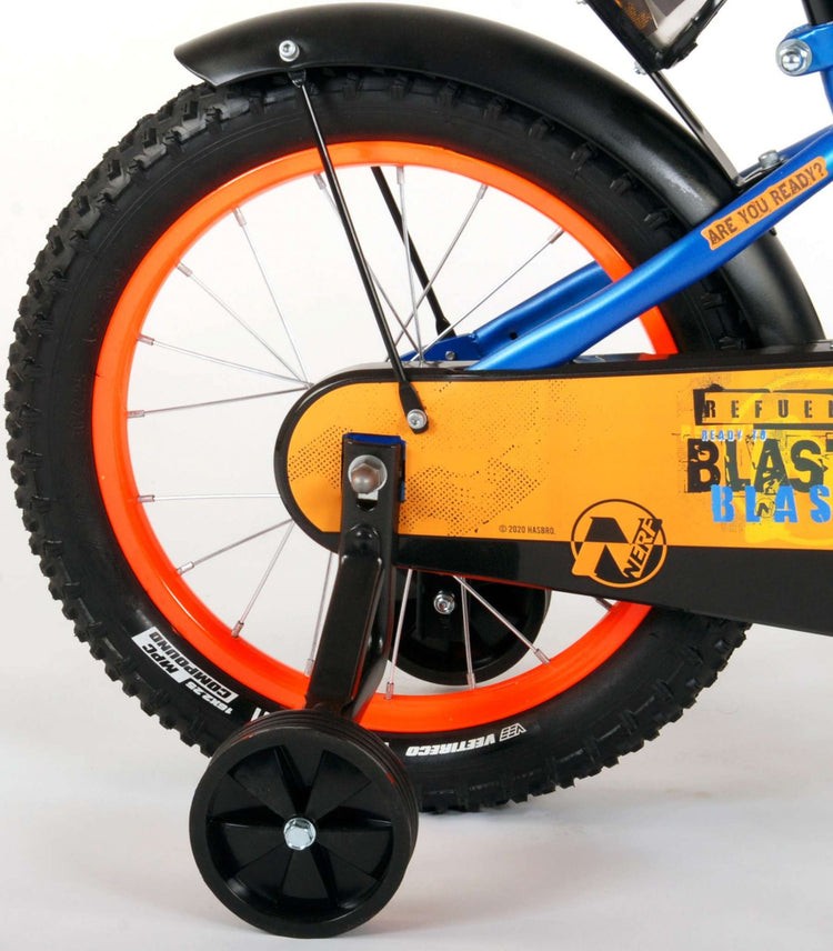 Nerf Children's Bicycle - Boys - 16 pouces - Satin Bleu