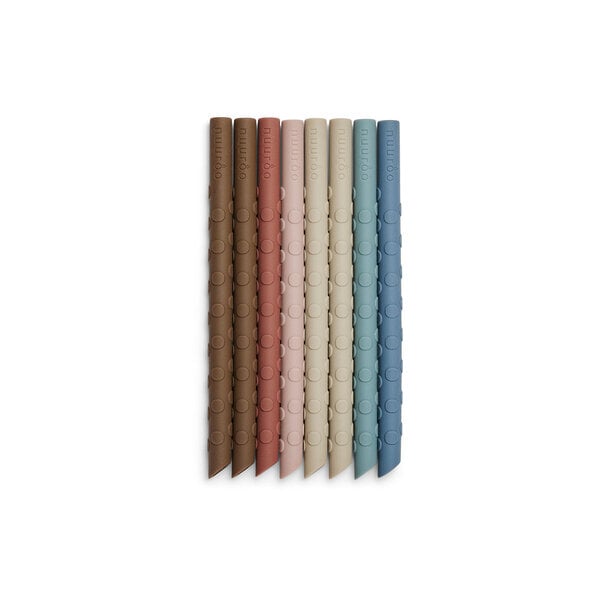 Nuuroo Ada Silicone Straw 8 Pack